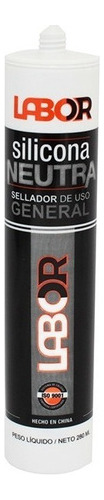 Sellador Silicona Neutra Negra 280 Ml Lab01212 Mm