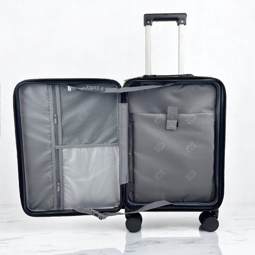 Valija Carry On Cabina Avion Equipaje De Mano 20 Rígida 8032 Negro