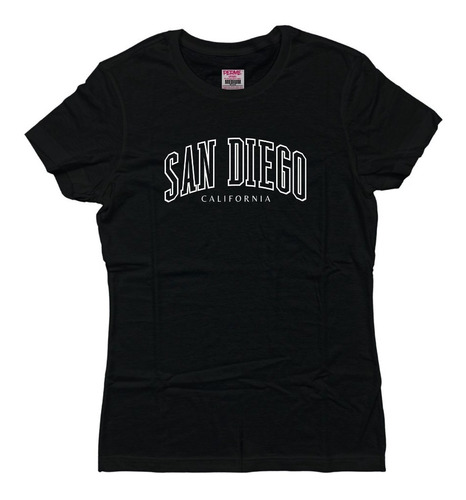 Playera San Diego California Perme Urban Para Mujer