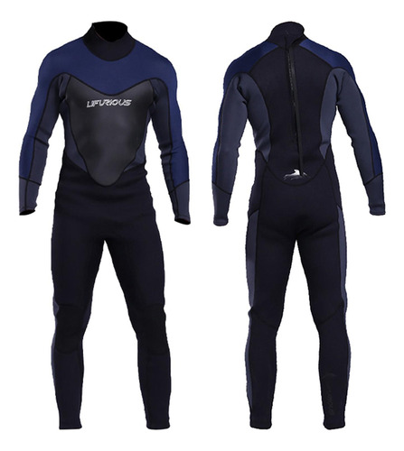 Traje De Neopreno De 3mm Para Hombre, Traje De Buceo De S