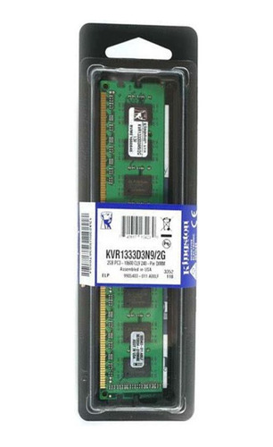 Memoria Ram Kingston Ddr3 2gb Pc3-10600 1333mhz Dimm Pc Esc