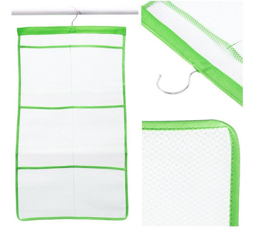 Ggmove Organizador De Baño De Malla Para Ducha Con Gancho, O