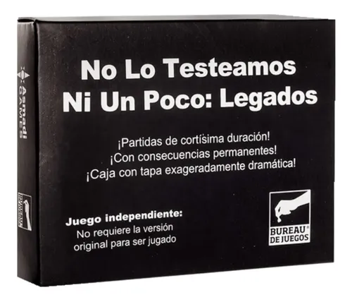 No Lo Testeamos Ni Un Poco Legados Cartas Juego Mesa Bureau