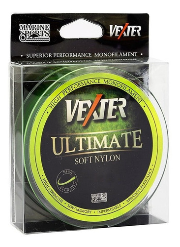 Imagem 1 de 3 de Linha Soft Vexter Ultimate 0.37mm 18.6lb 8.49kg 300m Amarela