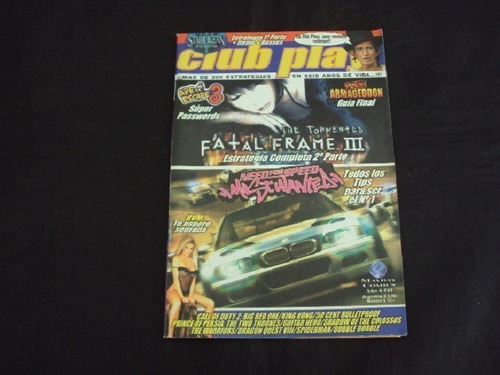 Revista Club Play # 41 - Tapa Need For Speed