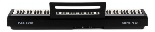 Piano Digital Nux Npk-10 88 Teclas Acción Martillo Negro Cuo