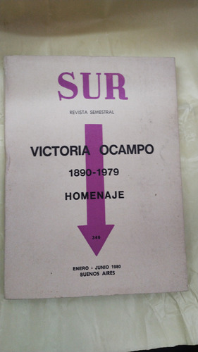 Revista Sur Victoria Ocampo 1890/1979 Homenaje 