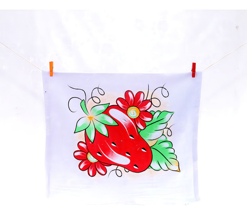 Pano De Prato Copa Estampado Panos De Cozinha 50 Unidades Cor Branco