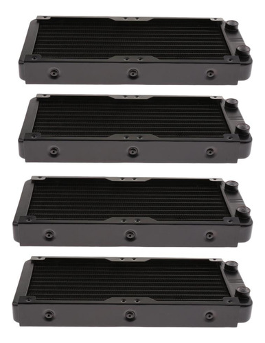4x Computador Alumínio Radiador Água Cooling Para Cpu