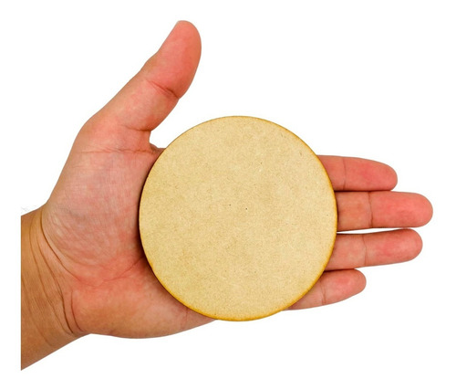 Imagen 7 de 10 de Soporte Para Vaso Portavasos Circular Base Madera Mdf 20 Pz