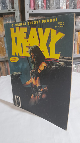 Revista Hq Heavy Metal Brasileira 01 Gimenez Beroy Prado (Usado)