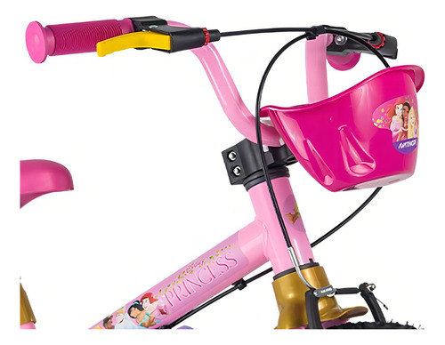 Bicicleta Disney Nathor para niñas y niños de 16 años con llantas Princess