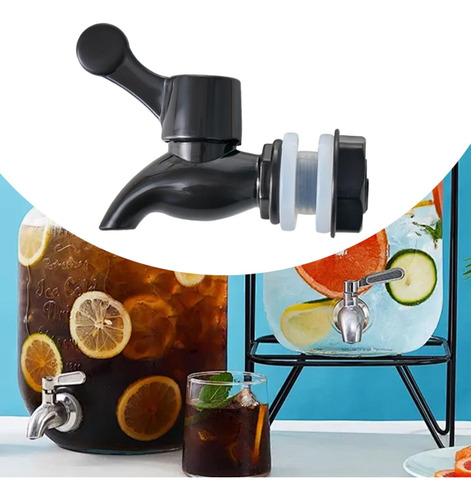 Dispensador De Jugo Tap Water Dispenser Reemplazo De Negro