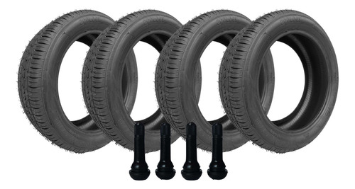 Kit 4 Pneu 225/45/17 Remold Com Borracha Vipal +4 Bico