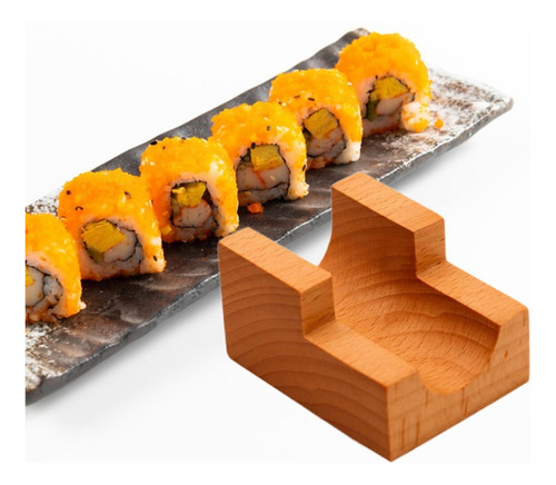 Wood Sushi Tacos Soporto De Tacos Decoración 1 Cuadrícula