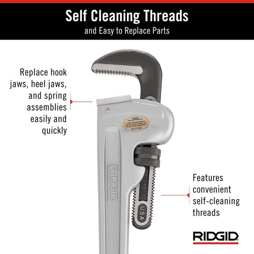 Llave De Fontanería De 36 Pulgadas Ridgid 31110 Modelo 836
