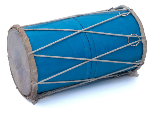 Tabla Clásica India De Madera Y Cuero Hecha A Mano...