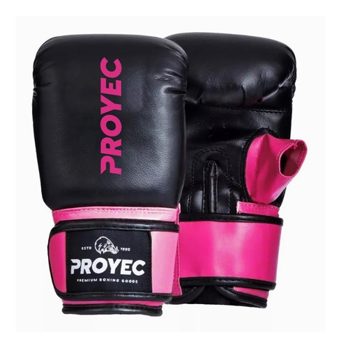 Guantines Boxeo Proyec Rosa Femenino Mujer Box Bolsa Guantin