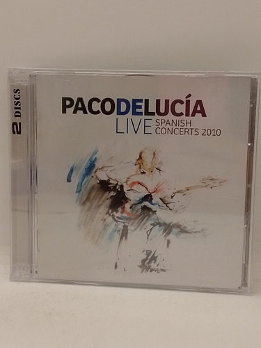 Paco De Lucia Live Spanish Concert 2010 Cd Nuevo 