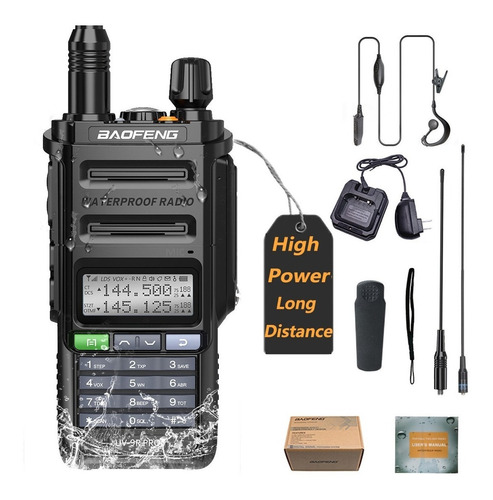 Radio Baofeng Uv9r Pro Transmisor Walkie Talkie Impermeable