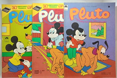 Promoción - 3 - Cómics - Antigüos - Pluto - Disney - Edicol