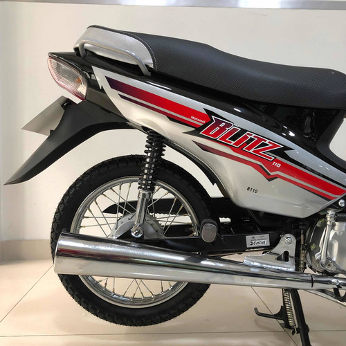Imagen 2 de 15 de Motomel Blitz 110 Motocicleta No Zb 110 Smah Creditos Dni