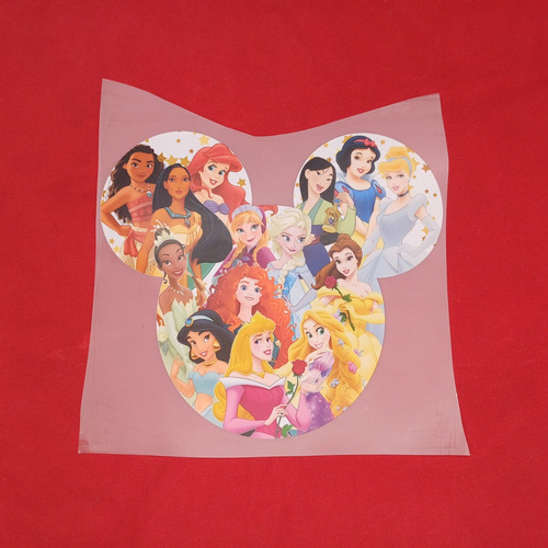 Parche Encanto Real Princesas 5pzas 19x22cm Mp1013 Blanco