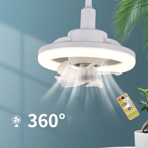 Ventilador De Techo Con Luz. Control Remoto Led (48 W), Tech