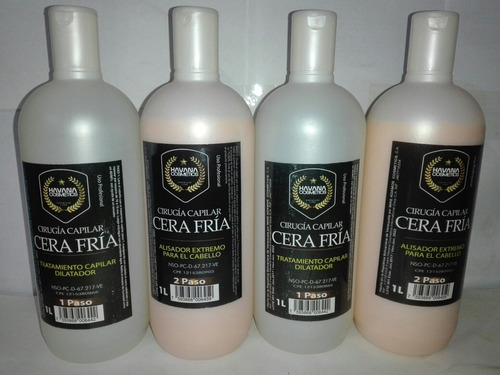 2 Kits Cera Fria Havana De Litro + Obsequio P/cabello