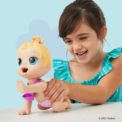 Boneca Baby Alive Lil Snacks Come Cocô, Lanche, 20 Cm, Cabel
