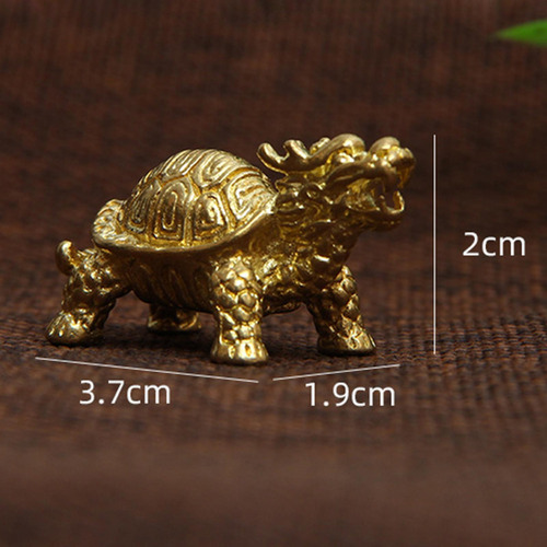 3 Estatua De Tortuga De Latón, Figurita De Animales,