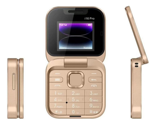 2025 Nuevo Flip Mini Teléfono Móvil Con Radio Fm 2 Tarjetas Sim