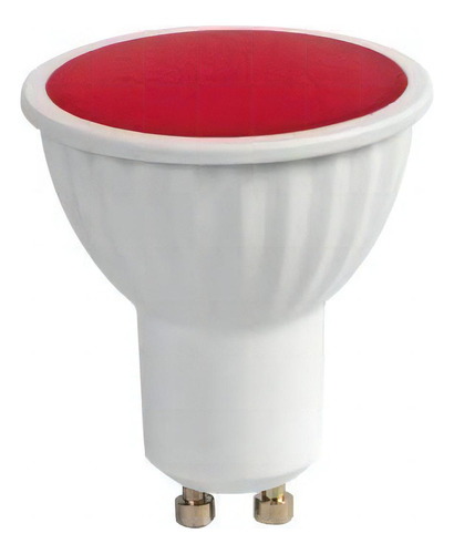 Lampara Dicroica Led Rojo 220v Gu10 7w