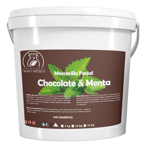 Mascarilla Facial De Chocolate & Menta 19 Kilos Tipo de piel Todas las pieles