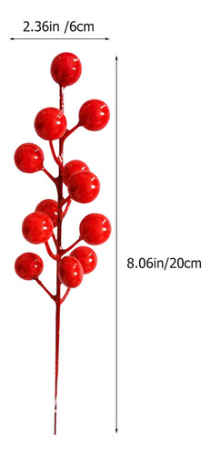 V Centros De Mesa Navideños, Guarnición De Frutos Rojos, 20