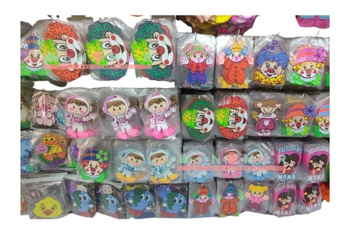 Figuras De Foamy Dia Del Niño Tamaño Dulcero 20-23cm 20 Pz 