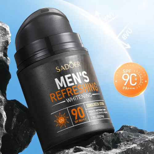 Protectoc Solar Para Hombre, Aclara Y Protege, Ligero, Spf90
