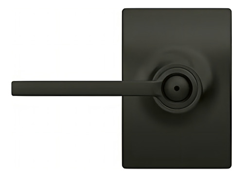 Schlage Century Collection Latitude Palanca De Entrada Con Color Negro Mate