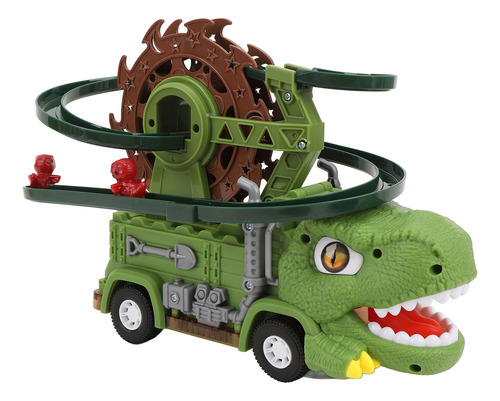 Juego De Juguetes Para Pista De Dinosaurios, Coches De Carre