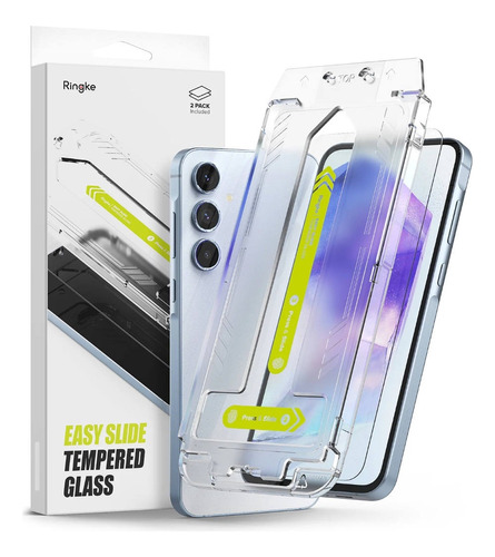 Mica D Vidrio Ringke Easy Slide Para Galaxy A55 5g 2-pack