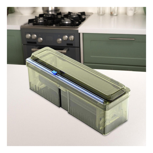 Dispensador De Film Transparente Recargable, Cortador Desliz