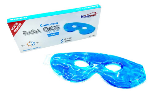 Compresa De Gel Antifaz Para Ojos Home Care Color Azul
