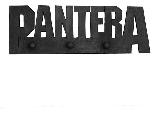 Imagen 1 de 2 de Pantera - Llavero De Madera
