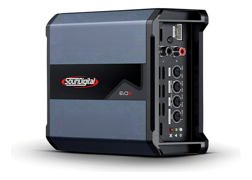 Potencia Soundigital 800.1 Evo5.0 Monoblock Color Negro
