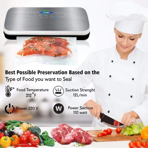 Sistema De Sellado Al Vacío Automático Nutrichef Pkvs