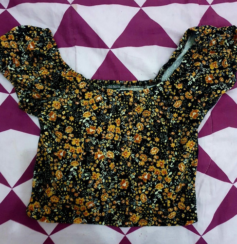 Crop Top Flores - Wild ¡ Original ! Producto Rebajado