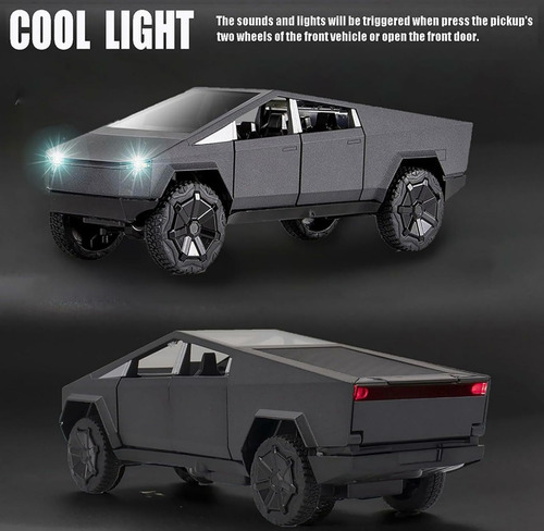 Auto Control Remoto Tesla Pickup Cybertruck Escala 1:14 Con