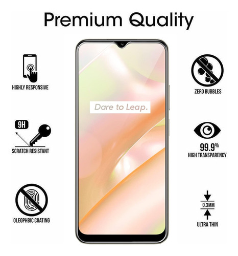 Funda Silicona Tpu Suave Carcasa Para Realme C33/c30+mica Transparente Realme C33 / C30 / Realme Narzo 50i Prime