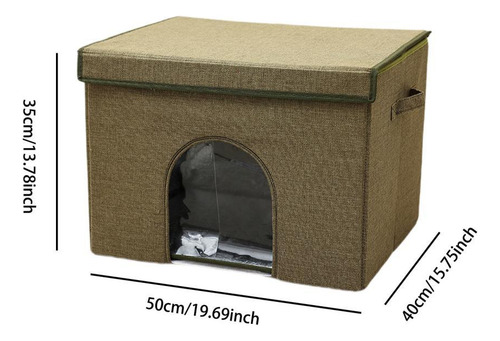 Casa De Gato De Enfriamiento De Verano Con 12 Bolsas De