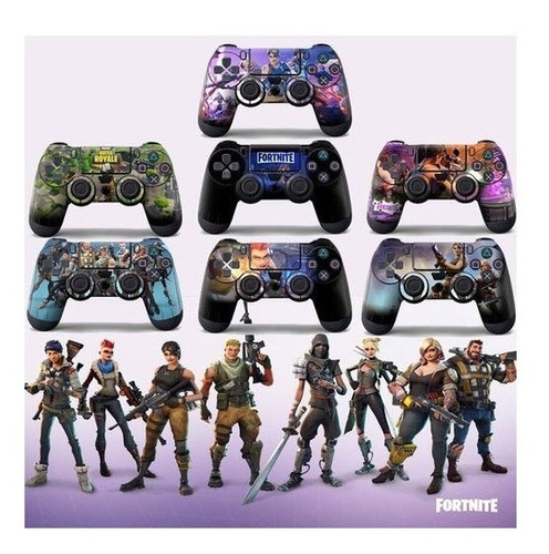 Skin Adhesivo Para Joystick Calco Ps4 Play Fortnite